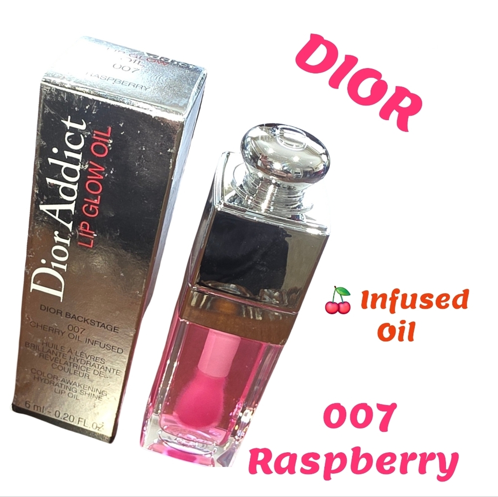 Dior Addict Lip Glow Oil-- 007 RASPBERRY NEW